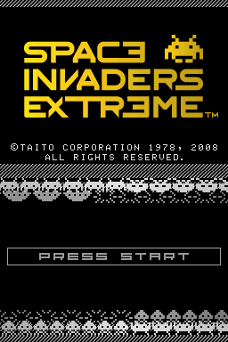 Space Invaders Extreme title screen image #1 