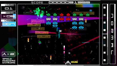 Space Invaders Extreme in-game screen image #1 