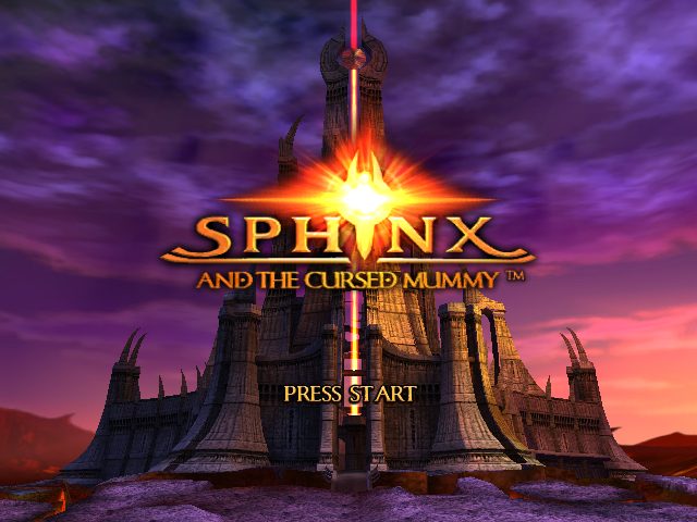 Sphinx and the Cursed Mummy  title screen image #1 