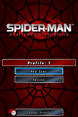 Spider-Man: Shattered Dimensions title screen image #1 