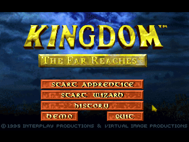 Kingdom: The Far Reaches title screen image #1 