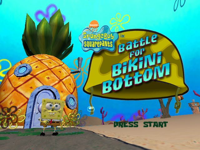 SpongeBob SquarePants: Battle for Bikini Bottom title screen image #1 
