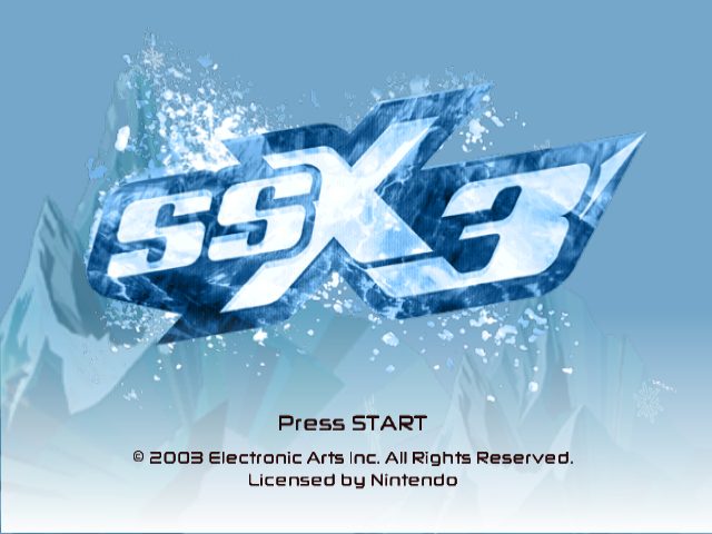 SSX 3 title screen image #1 