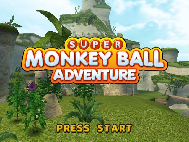 Super Monkey Ball Adventure title screen image #1 