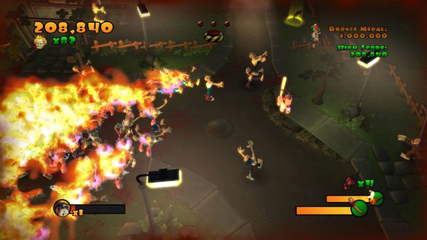 Burn, Zombie, Burn!  in-game screen image #1 