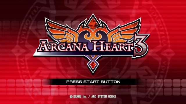 Arcana Heart 3  title screen image #1 