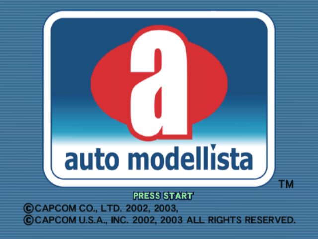 Auto Modellista  title screen image #1 