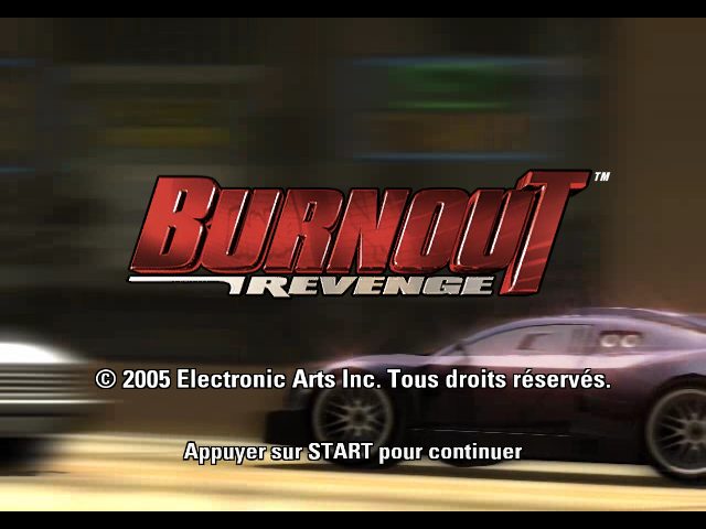 Burnout Revenge  title screen image #1 