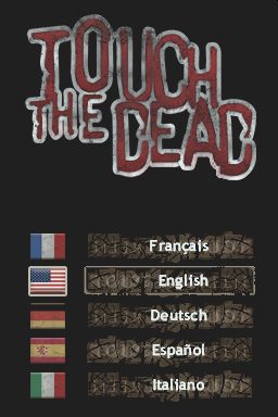 Touch the Dead  title screen image #1 