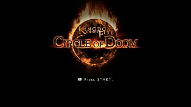 Kingdom Under Fire: Circle of Doom title screen image #1 