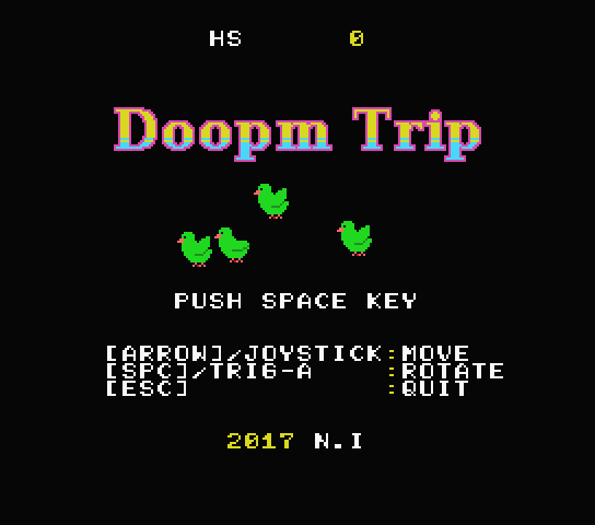 Doopm Trip title screen image #1 