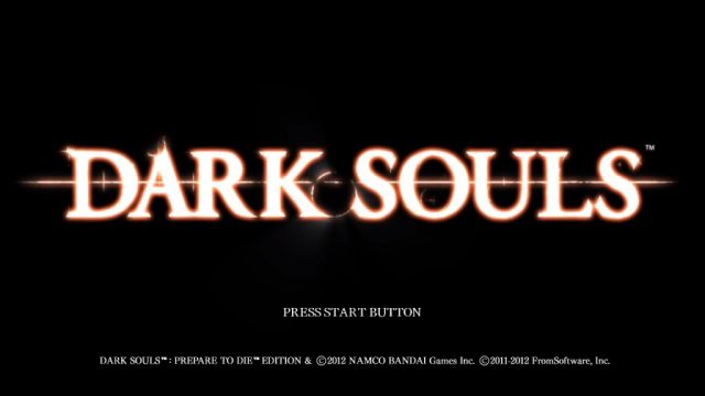 Dark Souls  title screen image #1 
