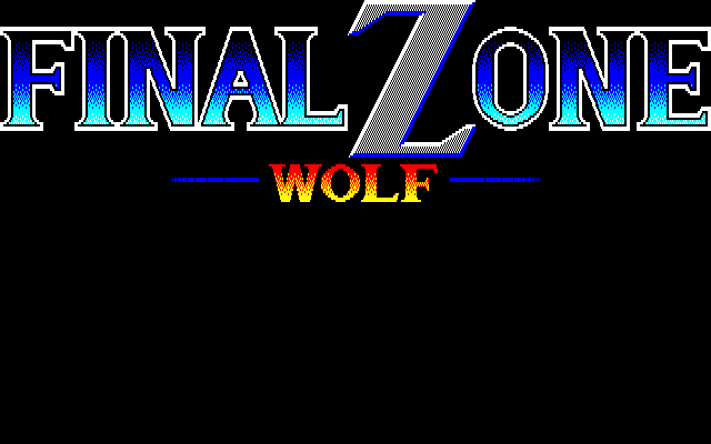 Final Zone Wolf  title screen image #1 