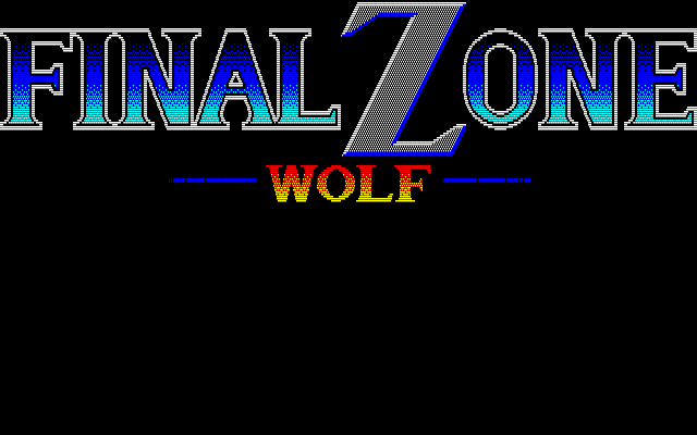 Final Zone Wolf  title screen image #1 