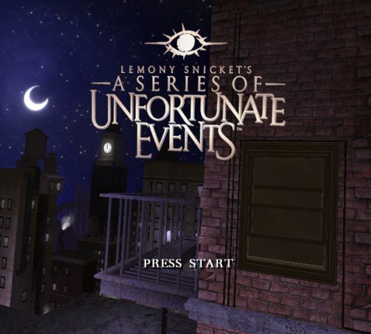 Lemony Snicket's A Series of Unfortunate Events  title screen image #1 