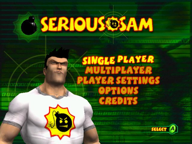 Serious Sam  title screen image #1 