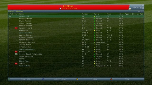 Football Manager 2006 in-game screen image #1 