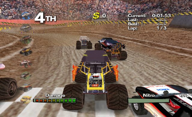 Monster Trux Arenas in-game screen image #1 