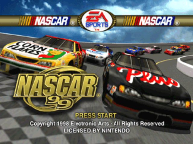 NASCAR '99 title screen image #1 
