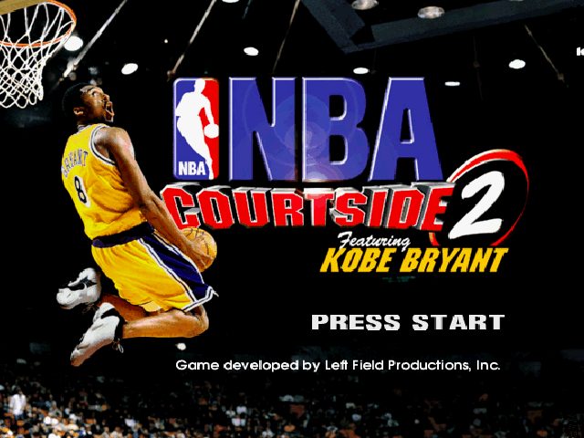 NBA Courtside 2 - Featuring Kobe Bryant title screen image #1 