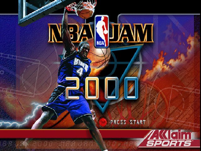 NBA Jam 2000 title screen image #1 