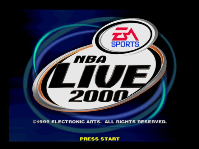 NBA Live 2000 title screen image #1 