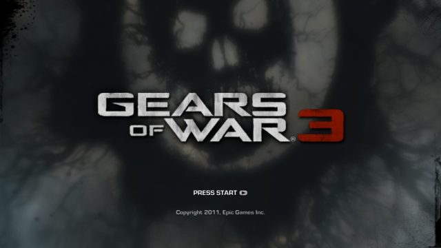 Gears of War 3  title screen image #1 