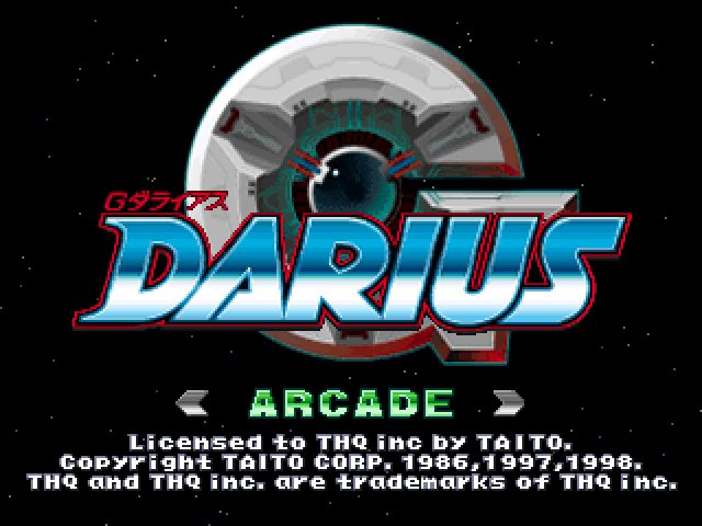 G-Darius title screen image #1 