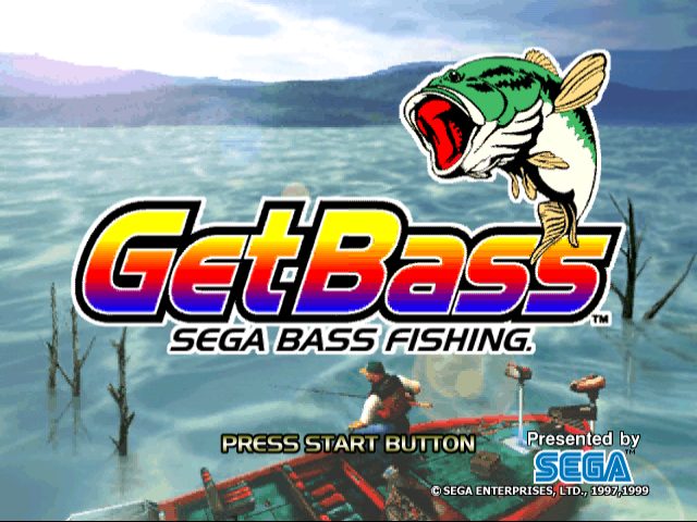 Sega Bass Fishing  title screen image #1 