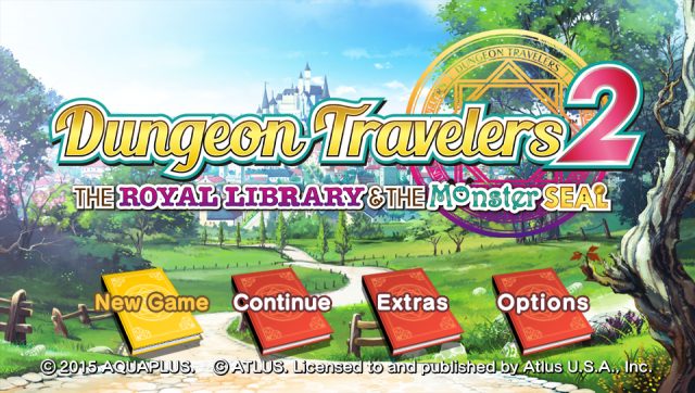 Dungeon Travelers 2: The Royal Library & the Monster Seal  title screen image #1 