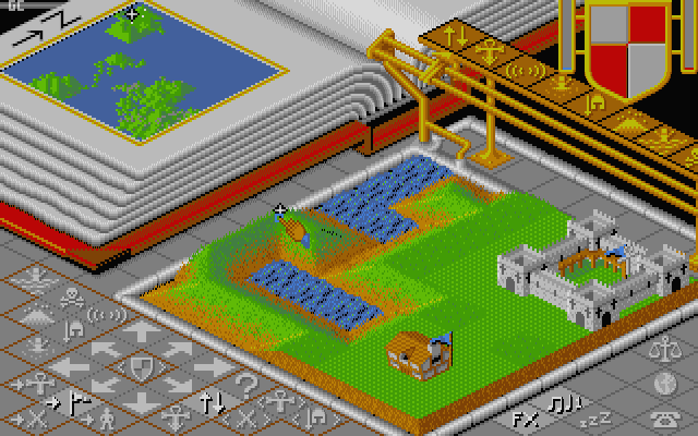 Populous in-game screen image #1 