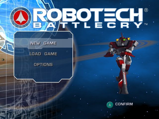 Robotech: Battlecry title screen image #1 