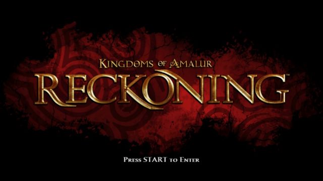 Kingdoms of Amalur: Reckoning title screen image #1 