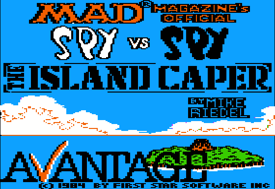 Spy vs. Spy 2: The Island Caper  title screen image #1 