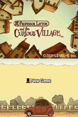 Professor Layton and the Curious Village  title screen image #1 