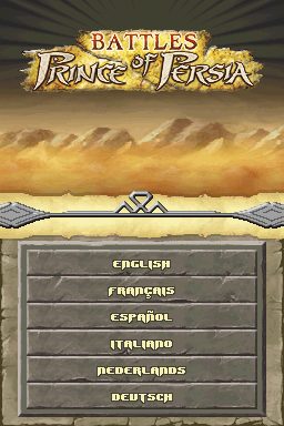 Battles of Prince of Persia title screen image #1 