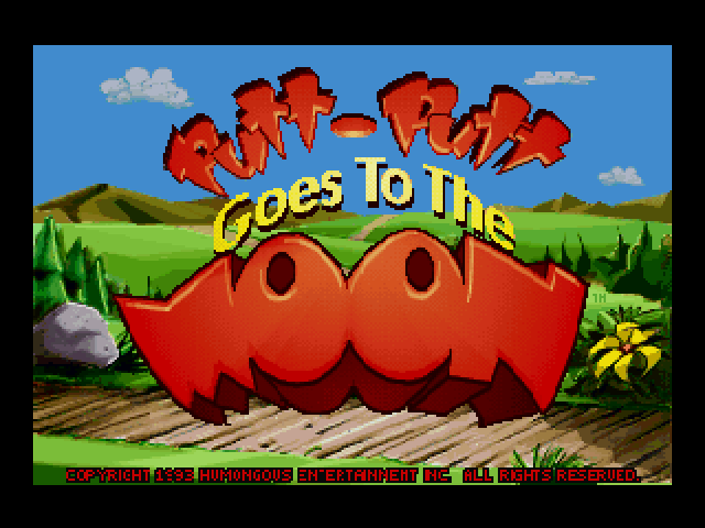 Putt Putt Goes To The Moon title screen image #1 