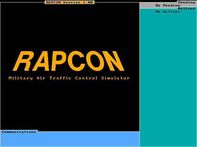 Rapcon: Military Air Traffic Control Simulator title screen image #1 