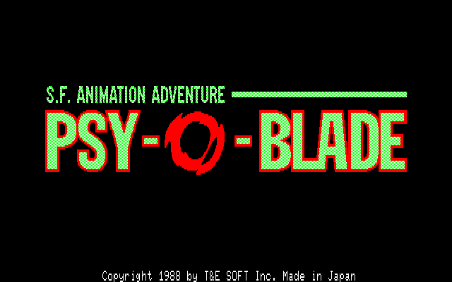 Psy-O-Blade  title screen image #1 