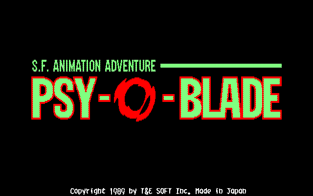 Psy-O-Blade  title screen image #1 