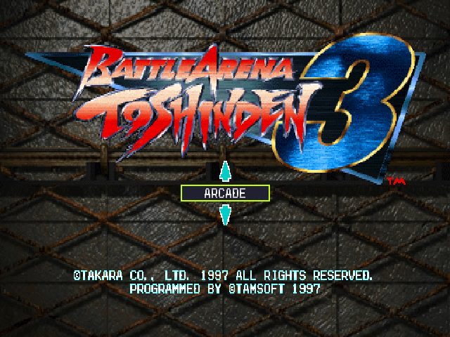 Battle Arena Toshinden 3  title screen image #1 