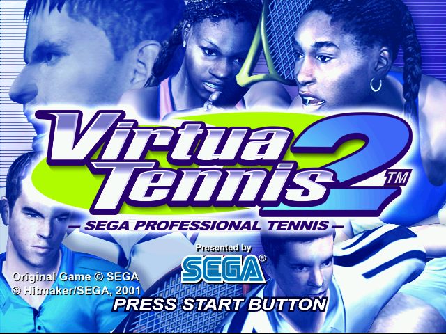 Virtua Tennis 2  title screen image #1 