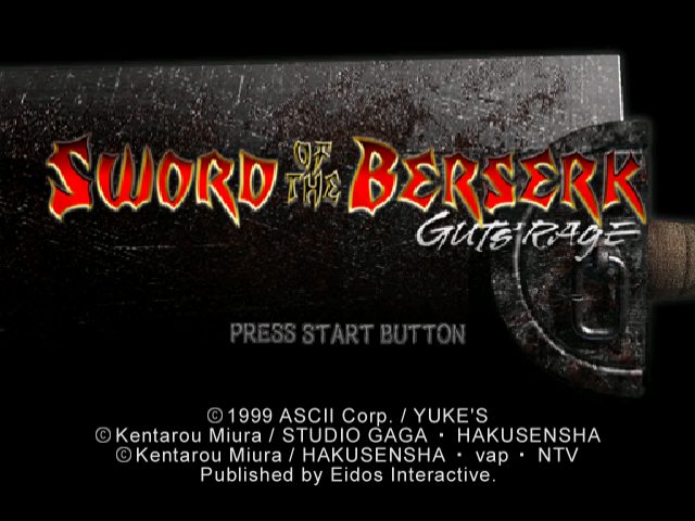 Sword of the Berserk: Guts' Rage  title screen image #1 