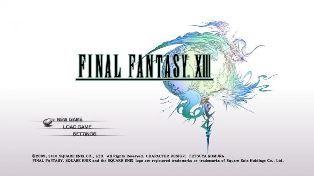 Final Fantasy XIII  title screen image #1 