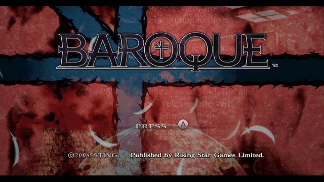 Baroque  title screen image #1 