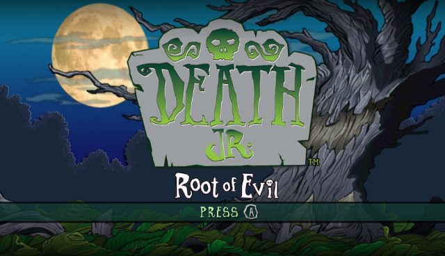 Death Jr.: Root of Evil  title screen image #1 