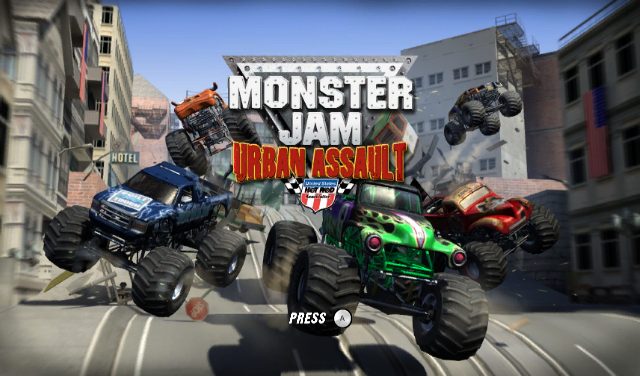 Monster Jam: Urban Assault title screen image #1 