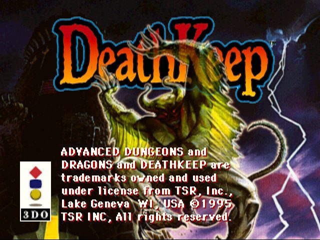 Advanced Dungeons & Dragons: DeathKeep  title screen image #1 