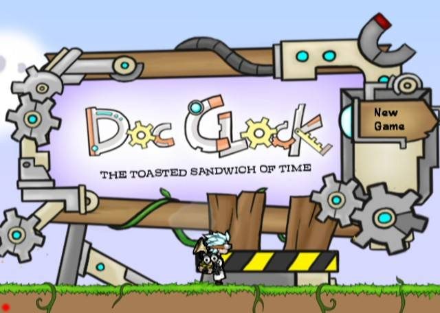 Doc Clock: The Toasted Sandwich of Time title screen image #1 