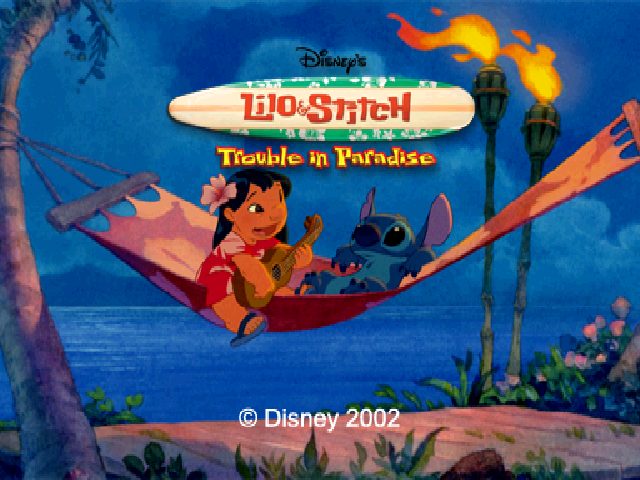 Disney's Lilo & Stitch  title screen image #1 